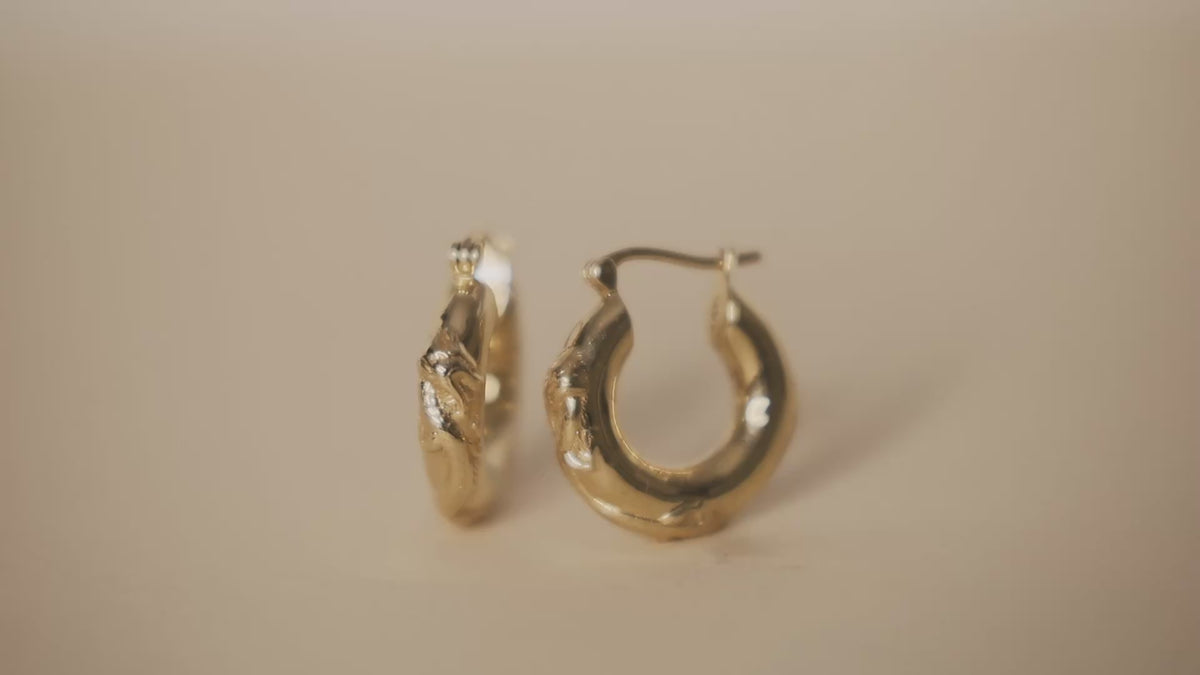 Dragon Hoop Earrings